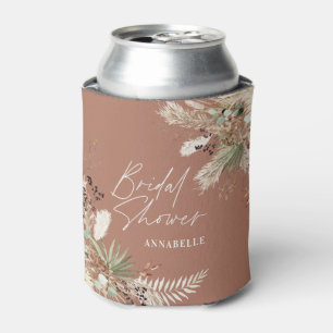 Rafraîchisseur Pour Canette Pampas douche nuptiale eucalyptus terracotta moder