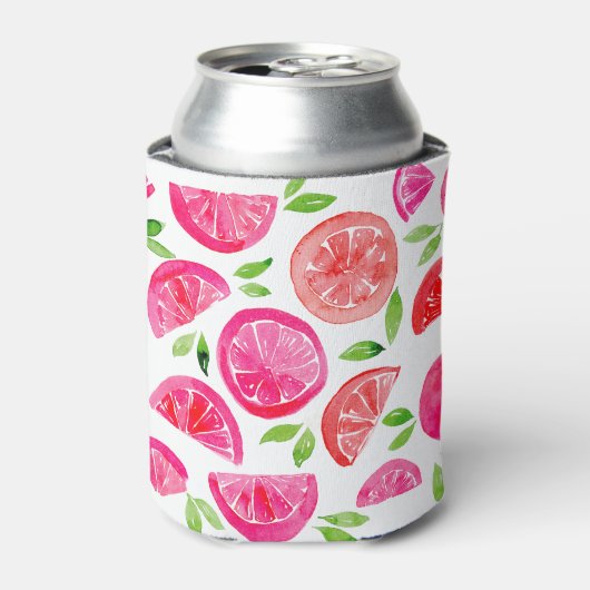Rafraîchisseur Pour Canette Pamplemousse aquarelle (Can devant)