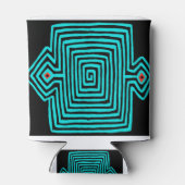 Rafraîchisseur Pour Canette Panama Mola Tortoise - Noir bleu (Dos)