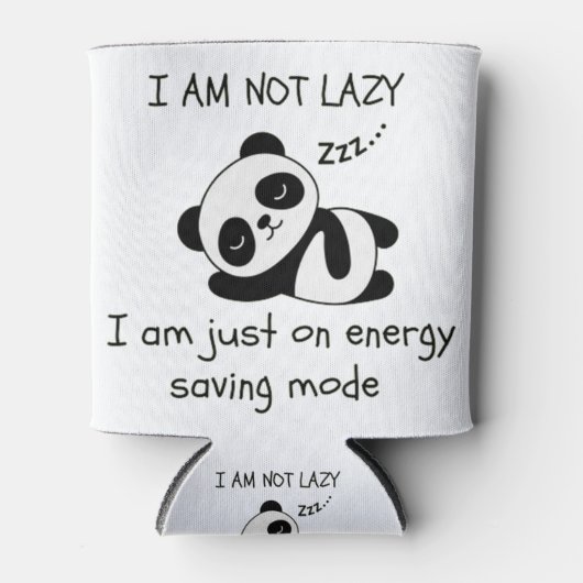 Rafraîchisseur Pour Canette panda paresseux (Devant)