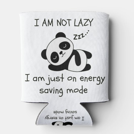 Rafraîchisseur Pour Canette panda paresseux (Dos)