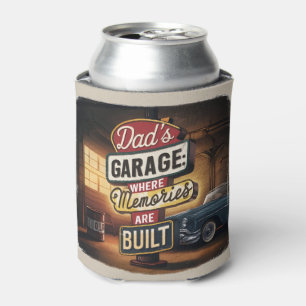 Rafraîchisseur Pour Canette Panneau automobile Vintage de garage papa