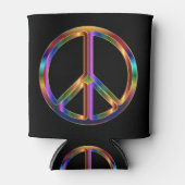 Rafraîchisseur Pour Canette Panneau de Paix Chrome (Devant)