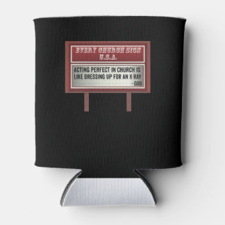 Rafraîchisseur Pour Canette Panneau de signalisation de l'église Christian Jok