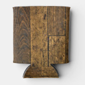 Rafraîchisseur Pour Canette Panneau en bois nu vintage (Devant)