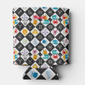 Rafraîchisseur Pour Canette Panneau solaire Zodiac Calendrier Astrologie Thund (Dos)