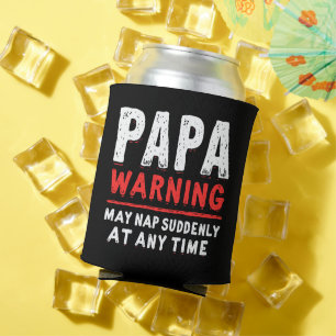 Rafraîchisseur Pour Canette Papa Avertissement Peut Tomber Soudainement À Tout
