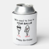 Rafraîchisseur Pour Canette Papa, on vivait dans tes couilles (Can devant)