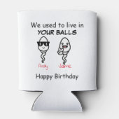 Rafraîchisseur Pour Canette Papa, on vivait dans tes couilles (Dos)