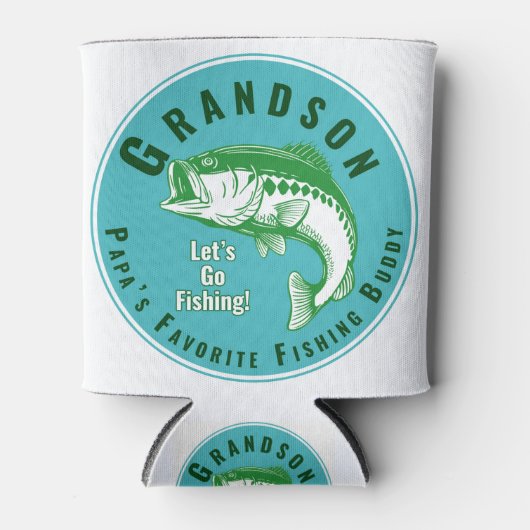 Rafraîchisseur Pour Canette Papa's Favori Fishing Buddy (Devant)