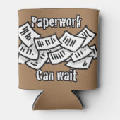 Rafraîchisseur Pour Canette Paperwork Can Wait (Devant)