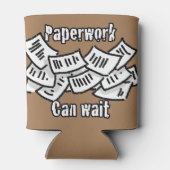 Rafraîchisseur Pour Canette Paperwork Can Wait (Dos)