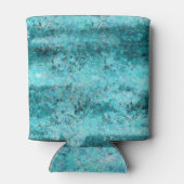 Rafraîchisseur Pour Canette Papier laminé néon bleu arrondi (Dos)