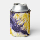 Rafraîchisseur Pour Canette Papier marbré : Art Acrylique Lumineux (Can devant)