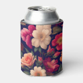 Rafraîchisseur Pour Canette Papier peint à motifs floraux (Can devant)