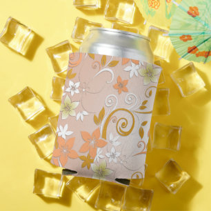 Rafraîchisseur Pour Canette Papier peint fleurs 8