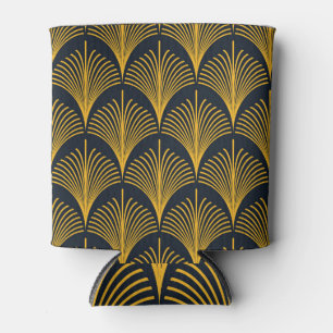 Rafraîchisseur Pour Canette Papier peint Neon Orange Peacock Scale.