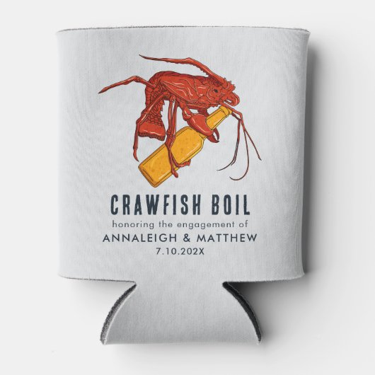 Rafraîchisseur Pour Canette Papier pour fête de fiançailles avec ébullition de (Devant)