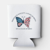 Rafraîchisseur Pour Canette Papillon 4 juillet (Dos)