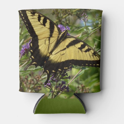 Rafraîchisseur Pour Canette Papillon à queue d'hirondelle sur Buddleia (Devant)