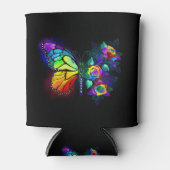 Rafraîchisseur Pour Canette Papillon arc-en-ciel (Devant)