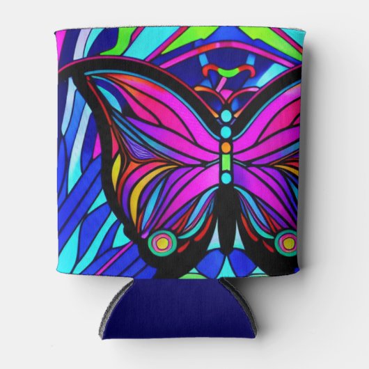 Rafraîchisseur Pour Canette Papillon d'art (Devant)