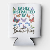 Rafraîchisseur Pour Canette Papillon facilement distrait par les papillons (Devant)