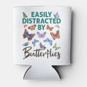 Rafraîchisseur Pour Canette Papillon facilement distrait par les papillons