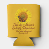 Rafraîchisseur Pour Canette Papillon monarque (Dos)