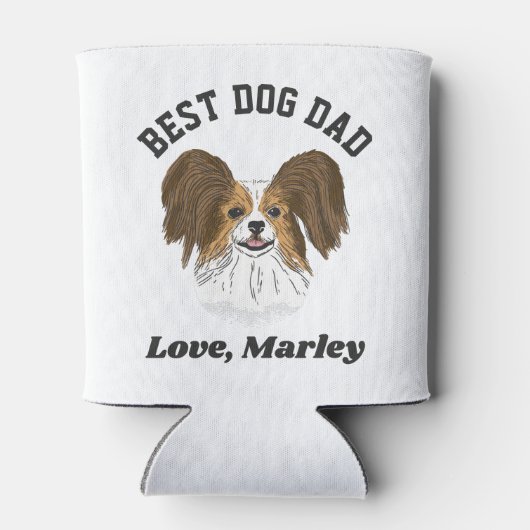 Rafraîchisseur Pour Canette Papillon personnalisé Chien Chien Chien Chien Chie (Dos)