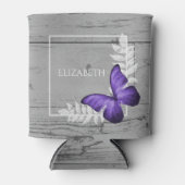 Rafraîchisseur Pour Canette Papillon pourpre Rustique peut refroidir (Devant)