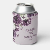 Rafraîchisseur Pour Canette Papillons aux fleurs blanches violettes 75e annive (Can Dos)