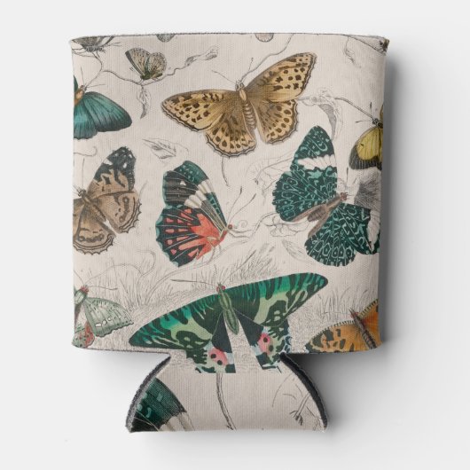 Rafraîchisseur Pour Canette Papillons Collection Antique Papillons (Devant)