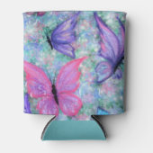 Rafraîchisseur Pour Canette Papillons colorés Volant - Joie (Devant)