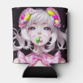 Rafraîchisseur Pour Canette Pâques/printemps Anime fille (Dos)