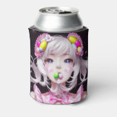 Rafraîchisseur Pour Canette Pâques/printemps Anime fille (Can Dos)