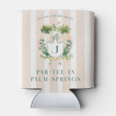 Rafraîchisseur Pour Canette Par-Tee à Palm Springs | Enterrement de vie de jeu (Dos)