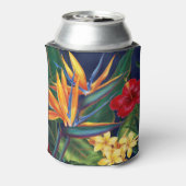 Rafraîchisseur Pour Canette Paradis tropical Floral hawaïen (Can Dos)