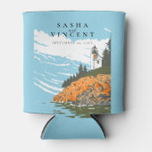 Rafraîchisseur Pour Canette Parc national Acadia Mariage Retro (Devant)