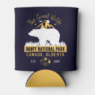 Rafraîchisseur Pour Canette Parc national Banff Canada Montagne Vintage de l'o