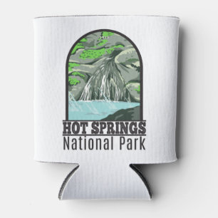 Rafraîchisseur Pour Canette Parc national de Hot Springs Arkansas Vintage