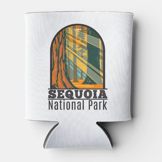 Rafraîchisseur Pour Canette Parc national de Sequoia Sequoia Arbres géants (Devant)