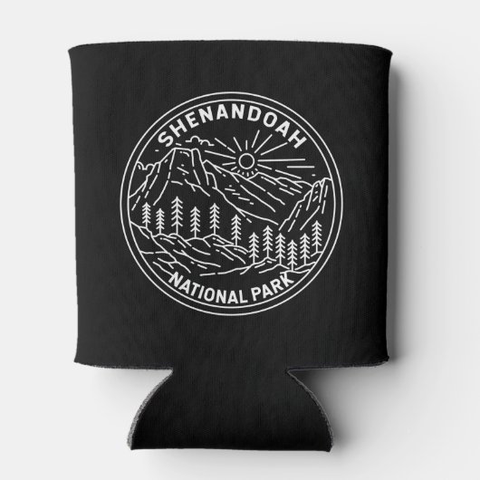 Rafraîchisseur Pour Canette Parc national de Shenandoah Virginia Monoline (Dos)