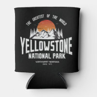 Parc national de Yellowstone Montagnes Wolf Vintag