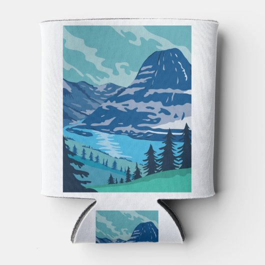 Rafraîchisseur Pour Canette Parc national des Glaciers et lac Kintla dans le M (Devant)