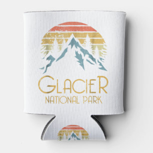 Rafraîchisseur Pour Canette Parc national des Glaciers vintage Montana Retro T