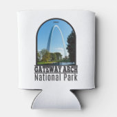 Rafraîchisseur Pour Canette Parc national Gateway Arch Missouri (Dos)