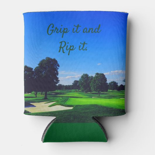 Rafraîchisseur Pour Canette Parcours de golf Grip it et Rip it (Devant)