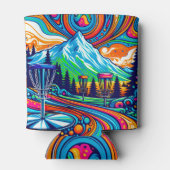 Rafraîchisseur Pour Canette Parcours de golf Psychedelic Disk (Dos)