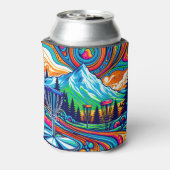 Rafraîchisseur Pour Canette Parcours de golf Psychedelic Disk (Can Dos)